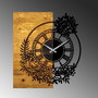 Wallity Wooden Clock 14 Nogal y Negro